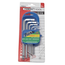 9PC Ball Point Hex Key Set (Card packing)